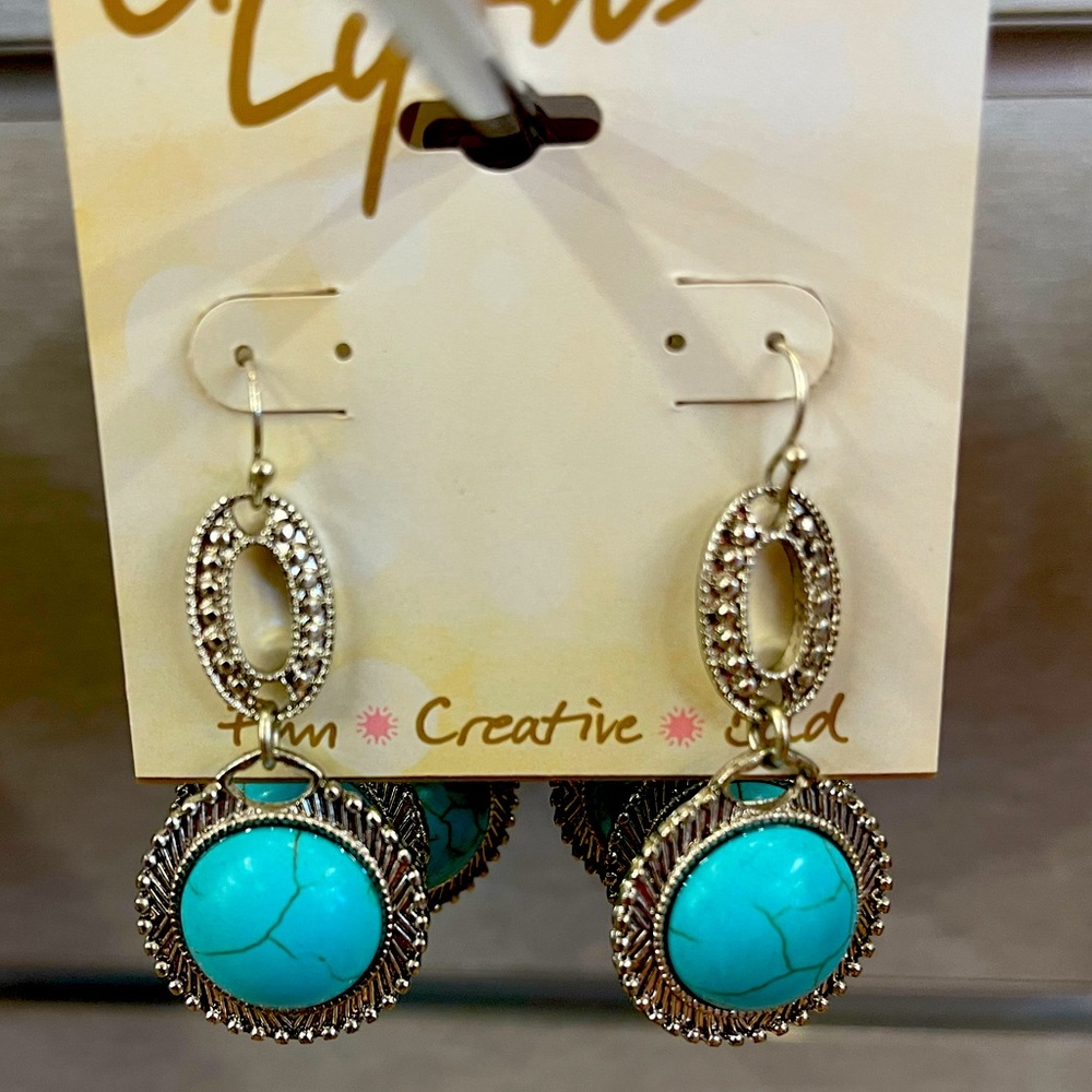 Silver earrings
